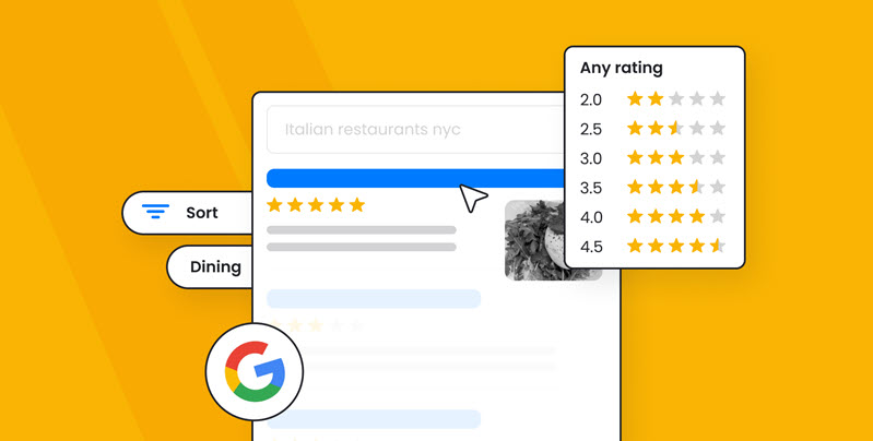 Search Google reviews